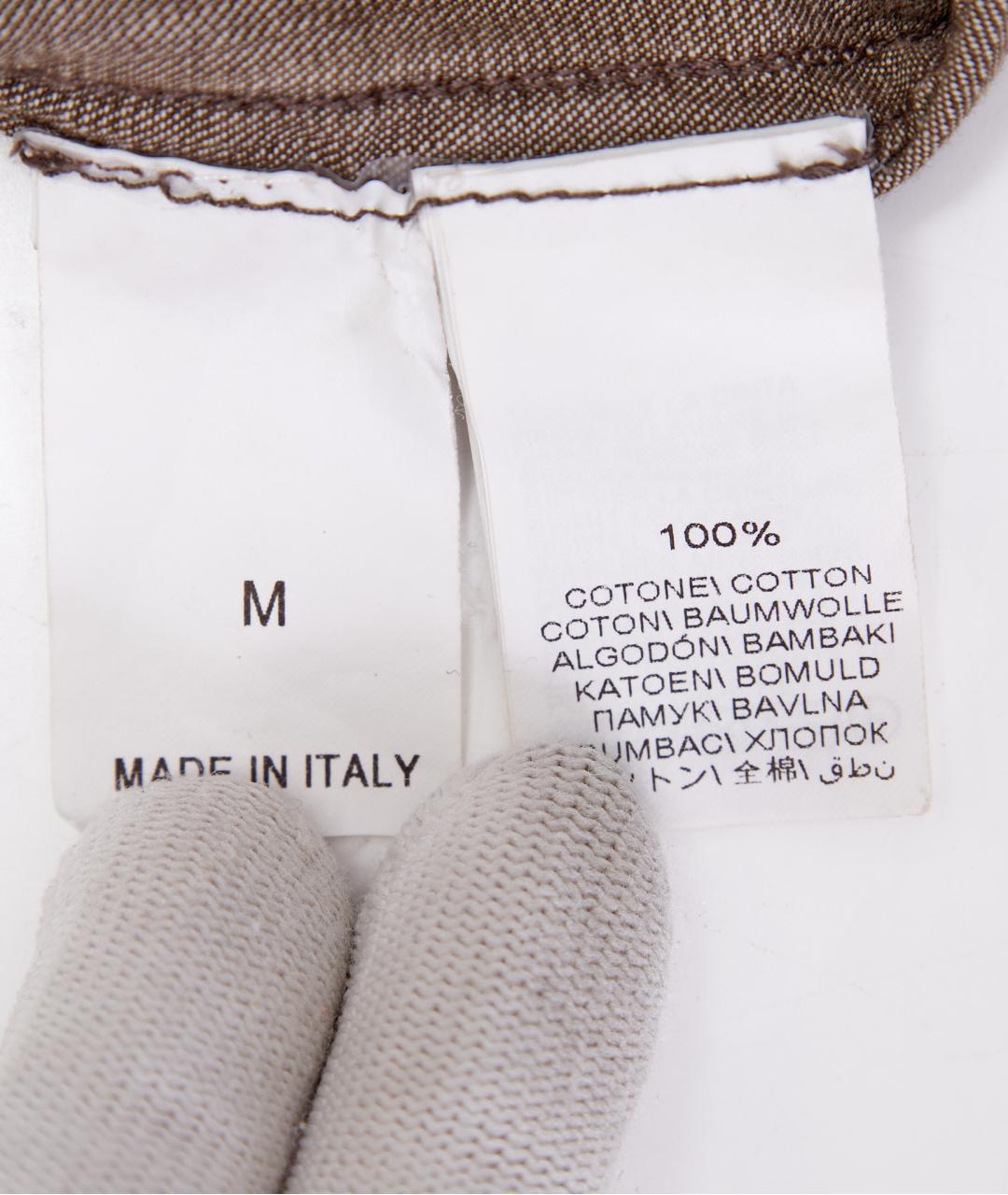 BRUNELLO CUCINELLI Коричневый хлопковый комбинезон, фото 5