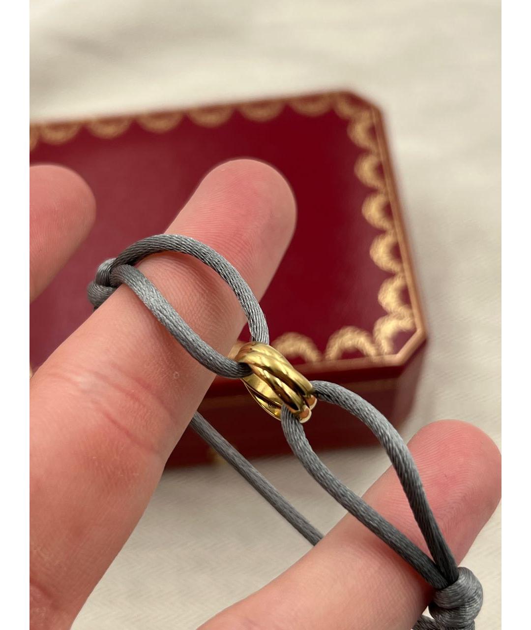 CARTIER Серый браслет из желтого золота, фото 4