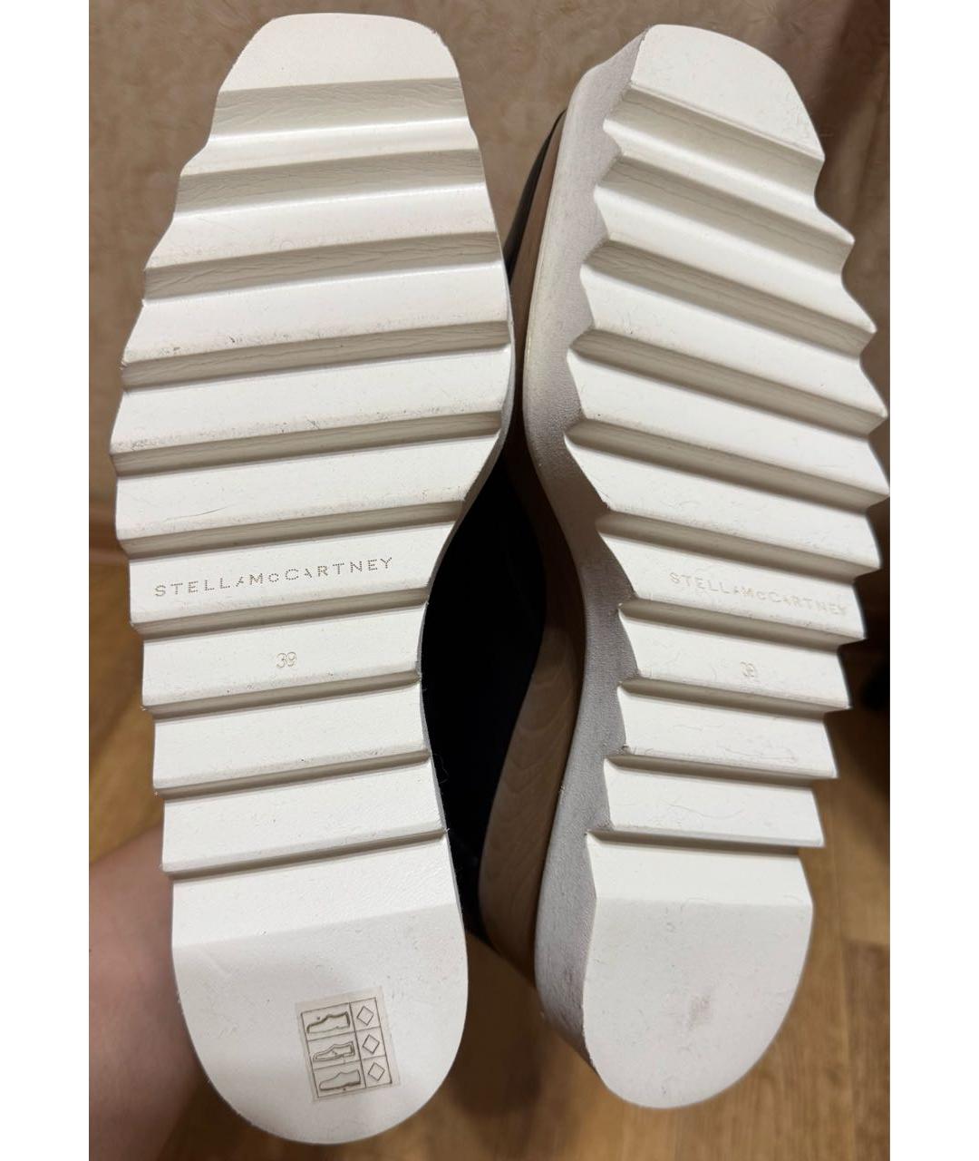 STELLA MCCARTNEY Черные ботинки из искусственной кожи, фото 6