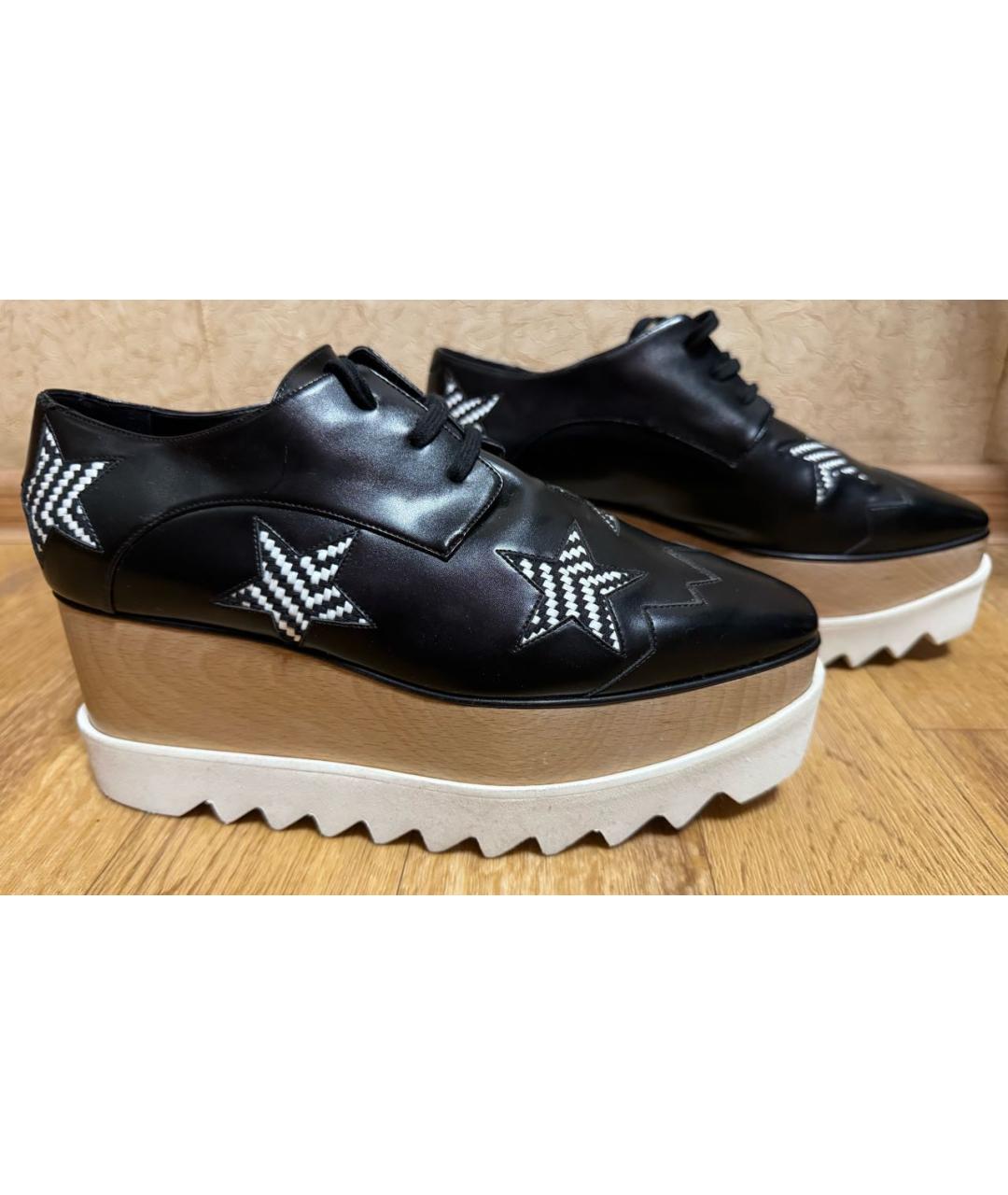 STELLA MCCARTNEY Черные ботинки из искусственной кожи, фото 7