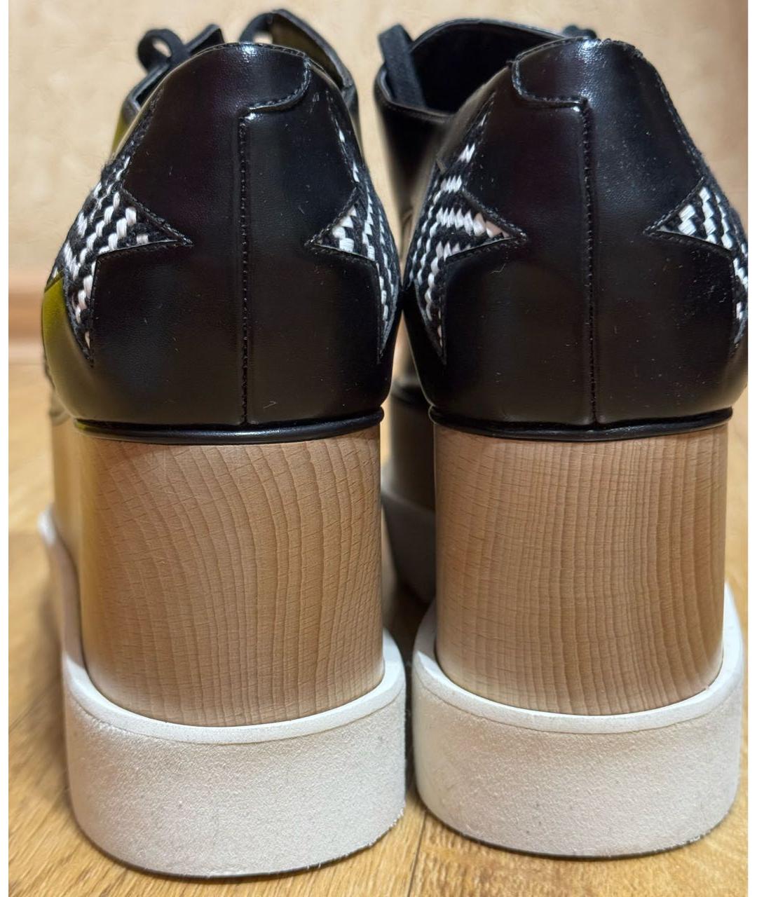 STELLA MCCARTNEY Черные ботинки из искусственной кожи, фото 4