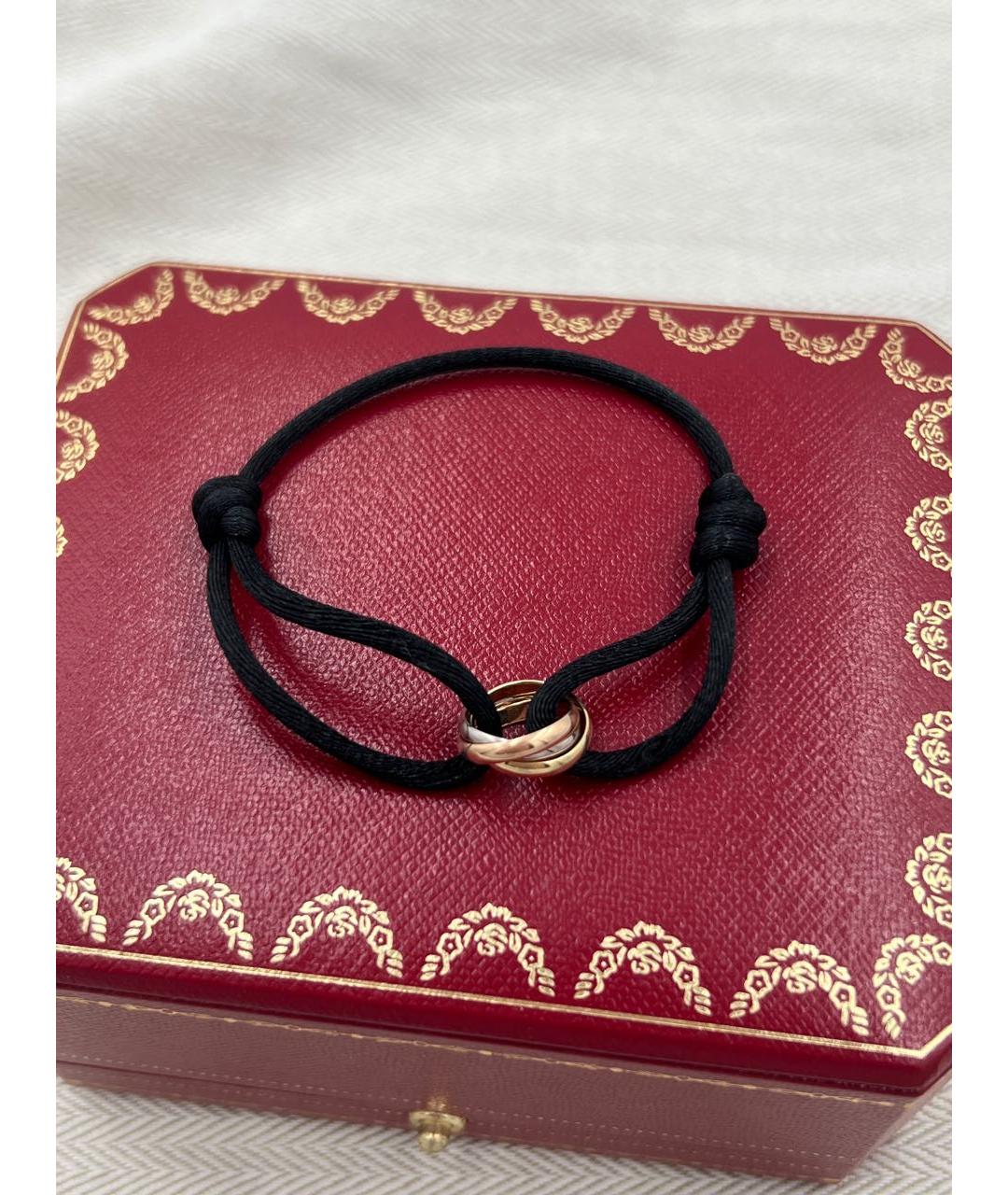 CARTIER Черный браслет из розового золота, фото 2