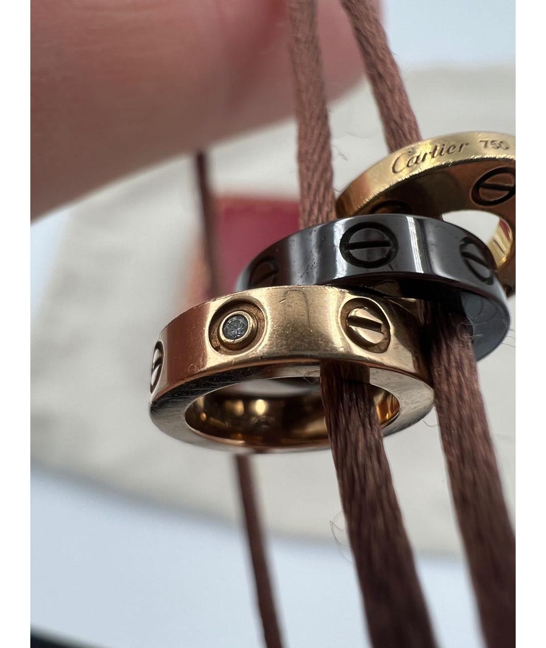 CARTIER Коричневый браслет из желтого золота, фото 5