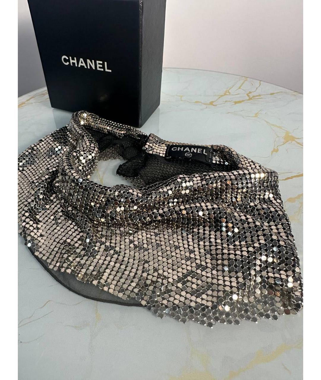 CHANEL Серебрянный воротник, фото 3