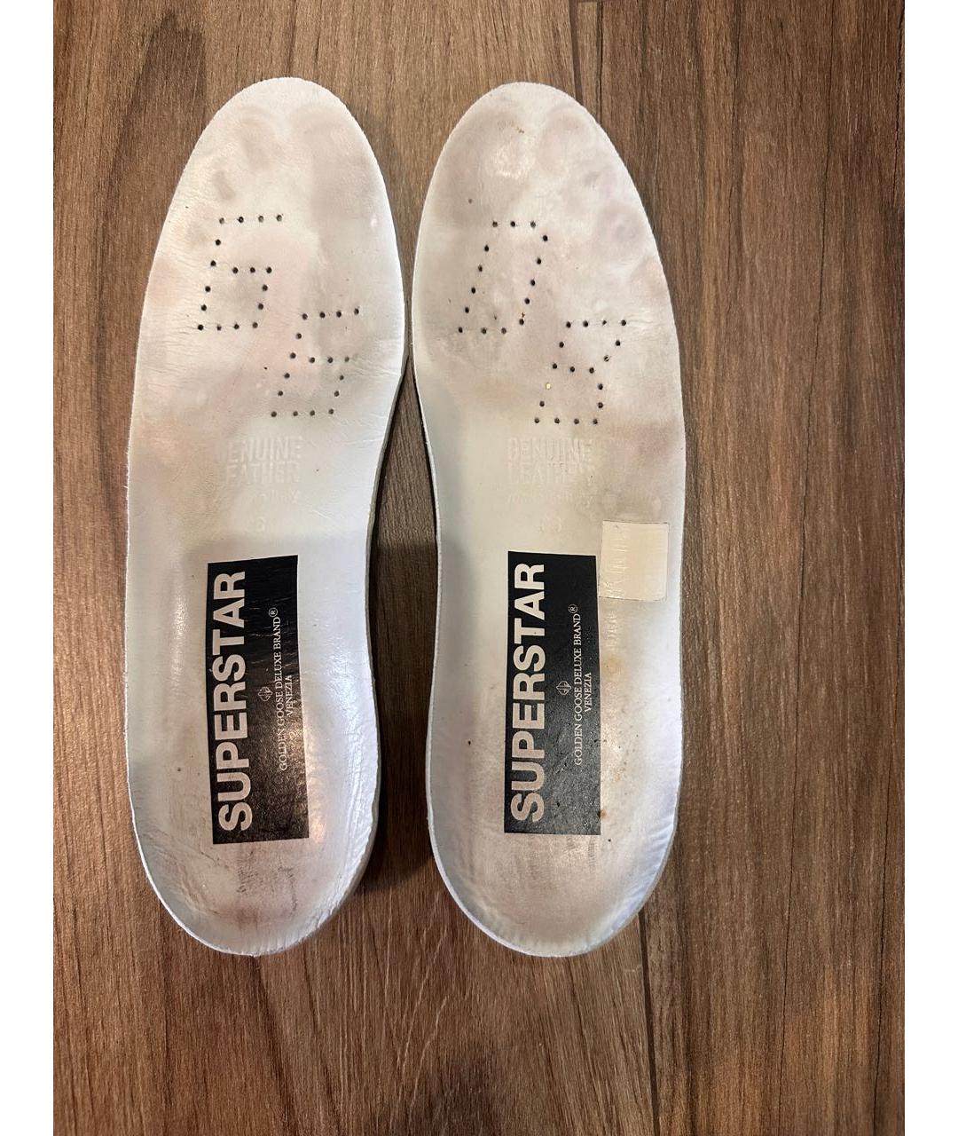 GOLDEN GOOSE DELUXE BRAND Мульти кожаные кеды, фото 5