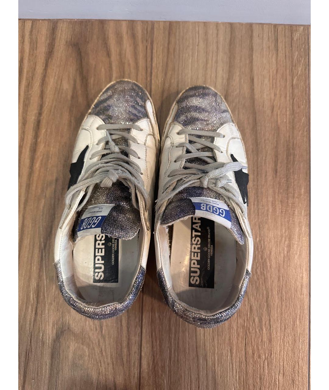 GOLDEN GOOSE DELUXE BRAND Мульти кожаные кеды, фото 3