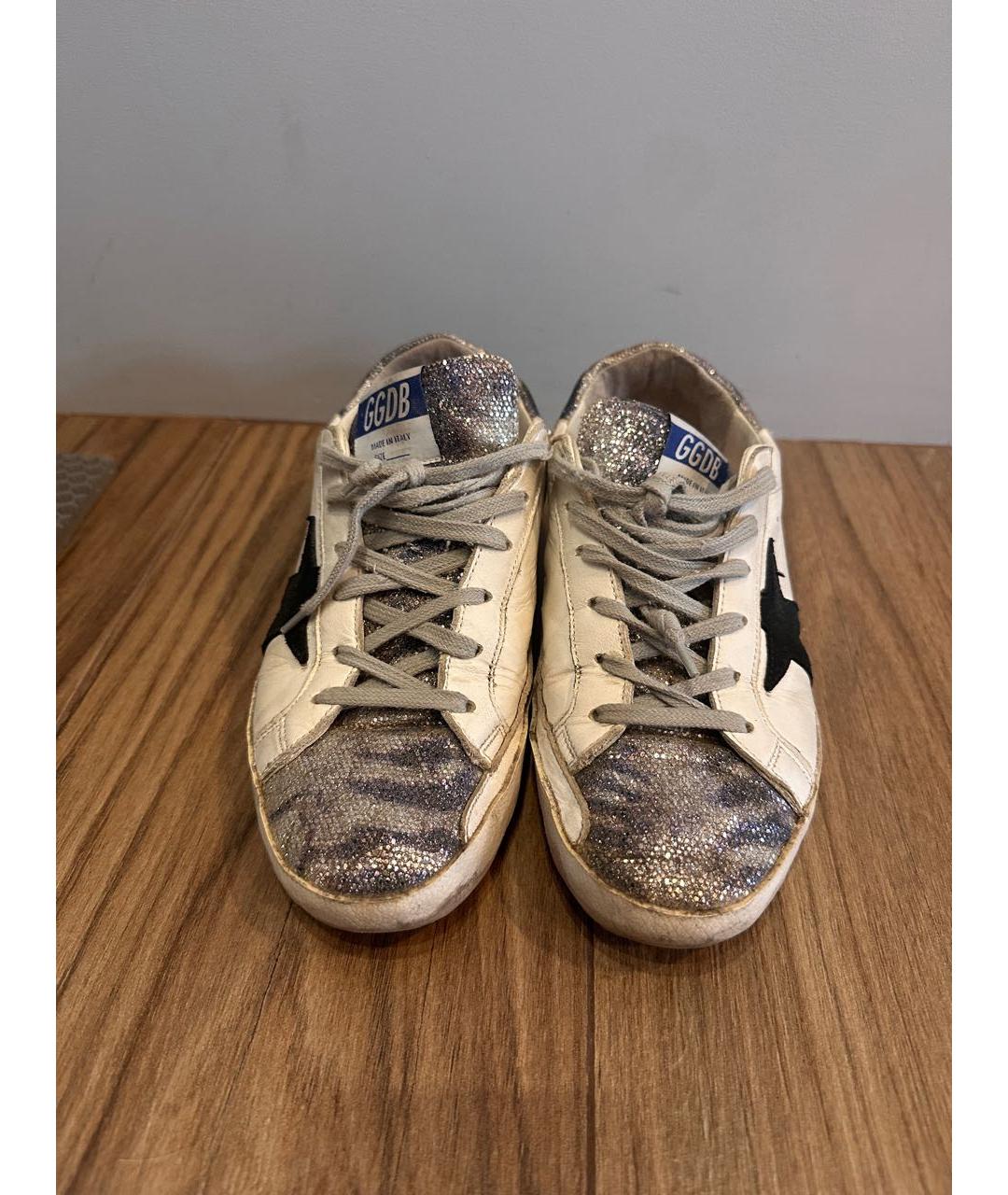 GOLDEN GOOSE DELUXE BRAND Мульти кожаные кеды, фото 2