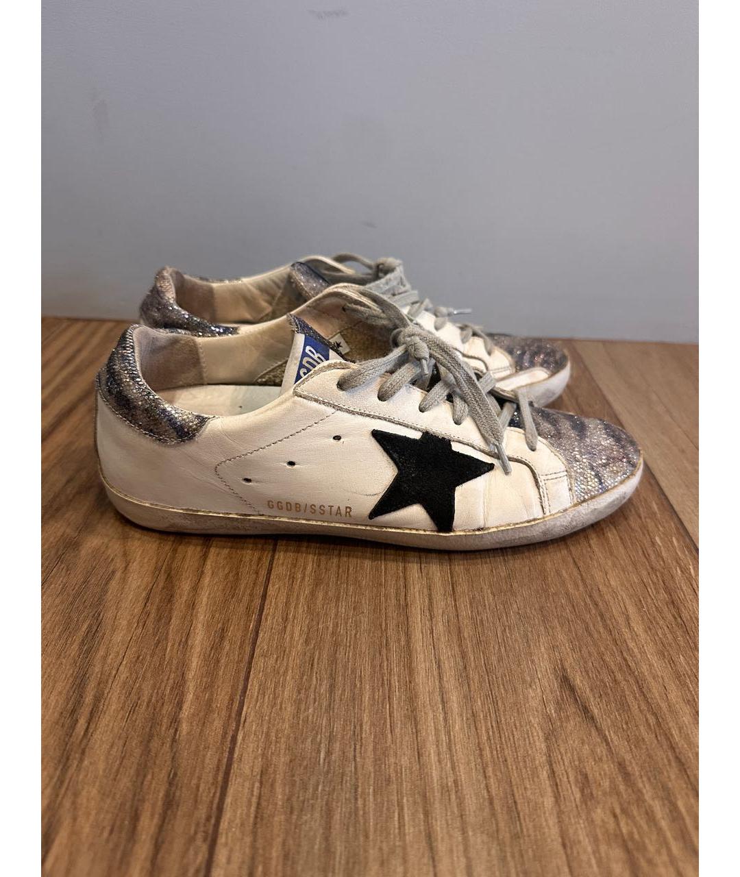 GOLDEN GOOSE DELUXE BRAND Мульти кожаные кеды, фото 7