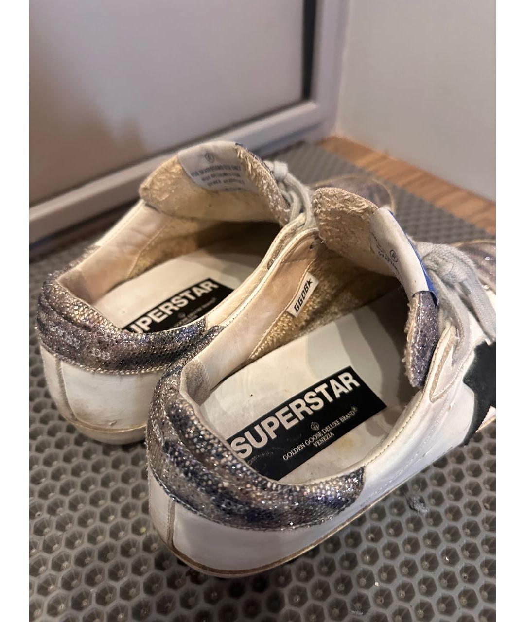 GOLDEN GOOSE DELUXE BRAND Мульти кожаные кеды, фото 6
