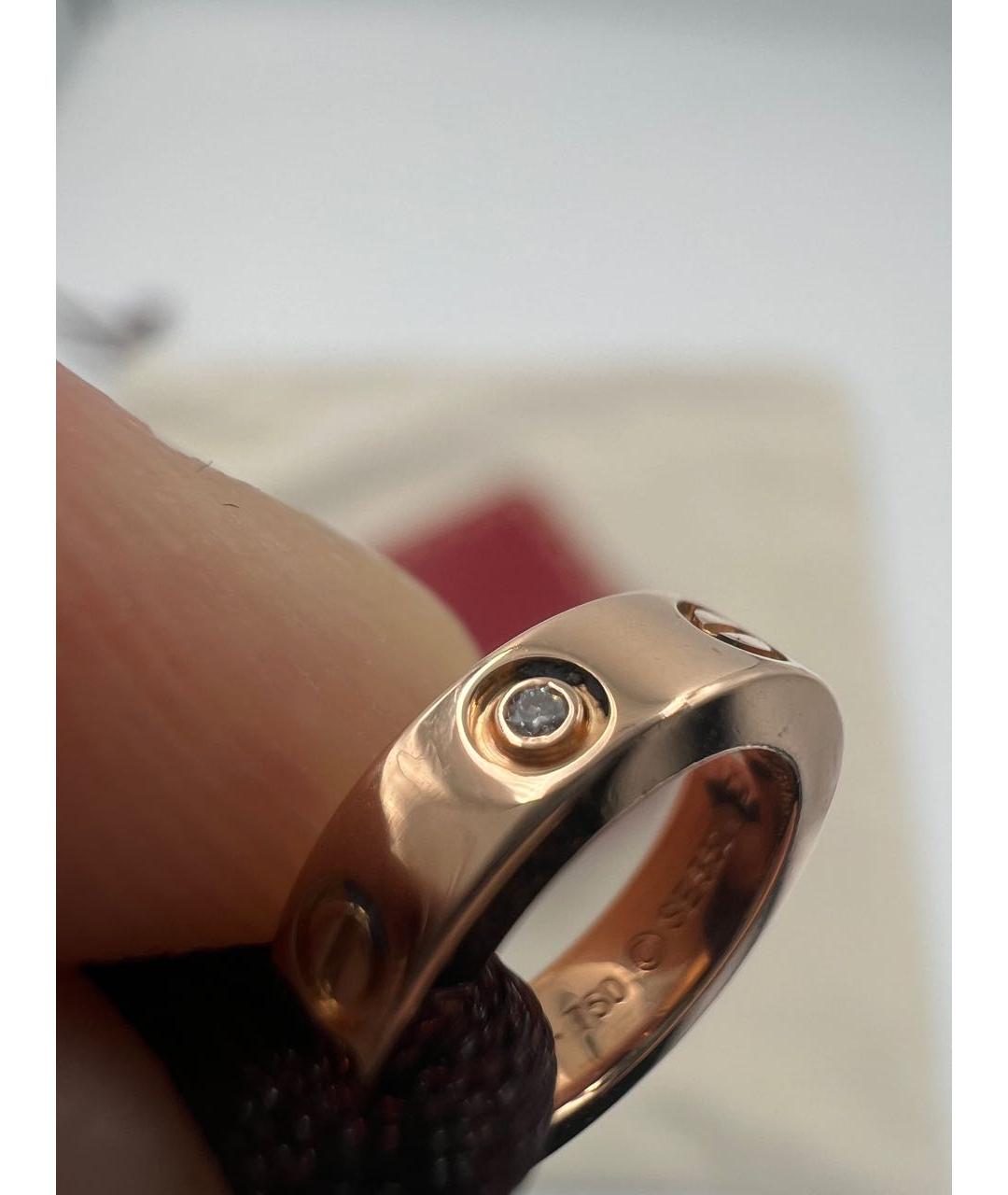 CARTIER Бордовый браслет из желтого золота, фото 7