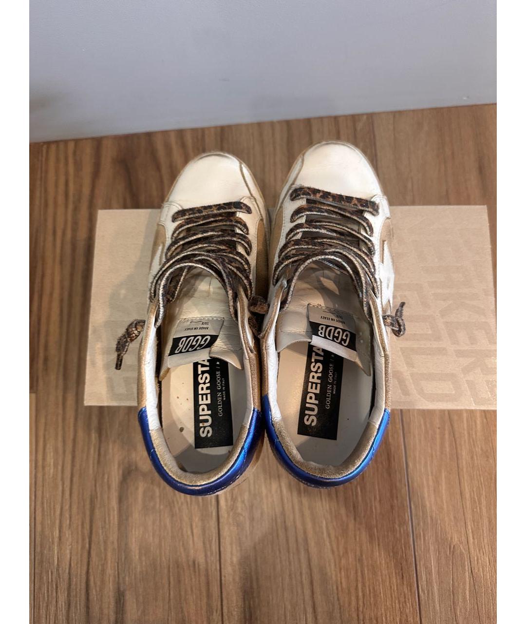 GOLDEN GOOSE DELUXE BRAND Коричневые замшевые кеды, фото 3