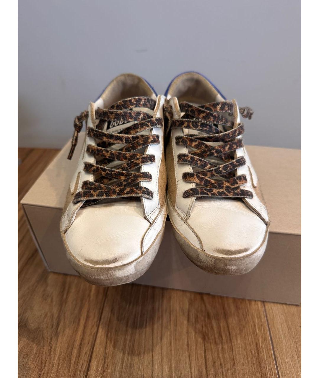 GOLDEN GOOSE DELUXE BRAND Коричневые замшевые кеды, фото 2