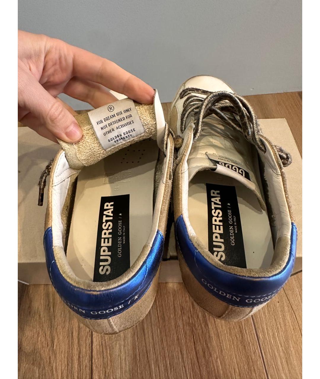 GOLDEN GOOSE DELUXE BRAND Коричневые замшевые кеды, фото 6