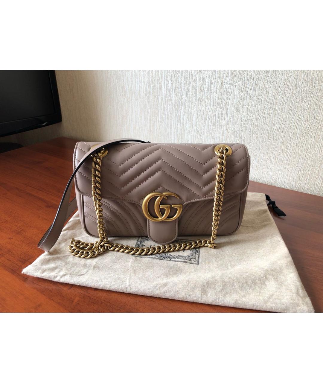 GUCCI Кожаная сумка через плечо, фото 5