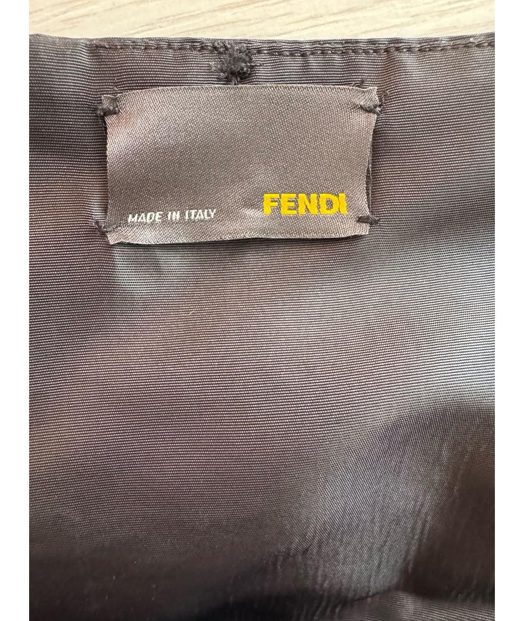 FENDI Черное коктейльное платье, фото 5