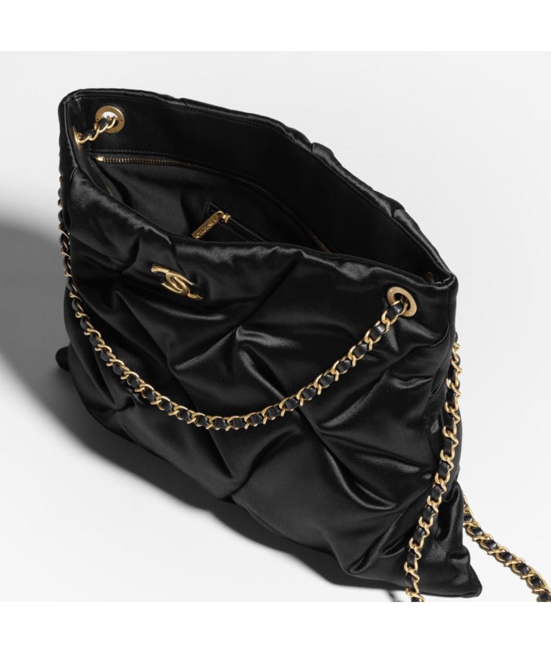 CHANEL Черная сумка через плечо, фото 5