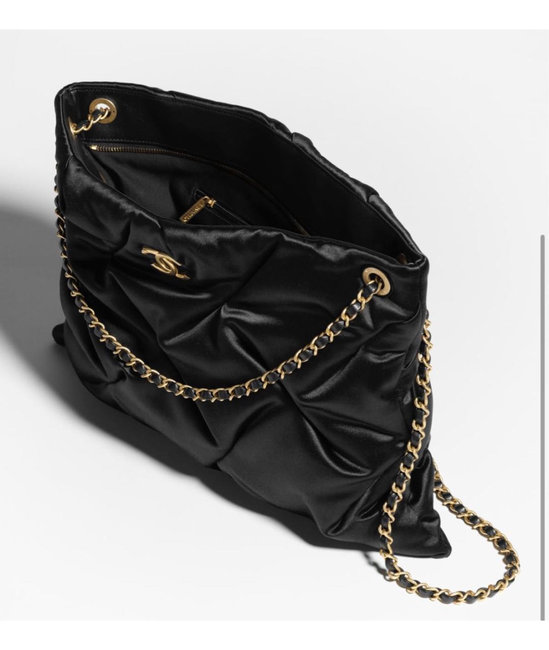 CHANEL Черная сумка через плечо, фото 3