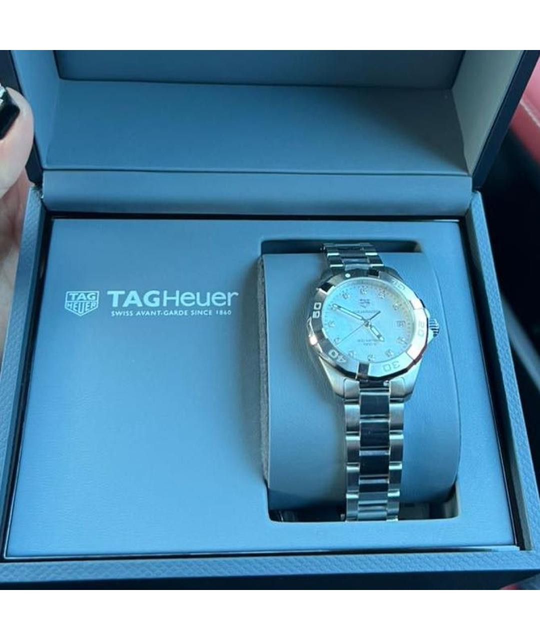 TAG HEUER Серебряные часы, фото 5