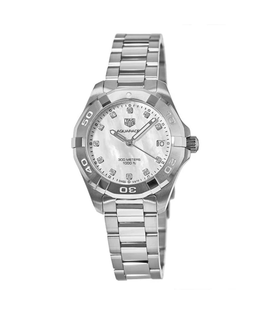 TAG HEUER Серебряные часы, фото 1