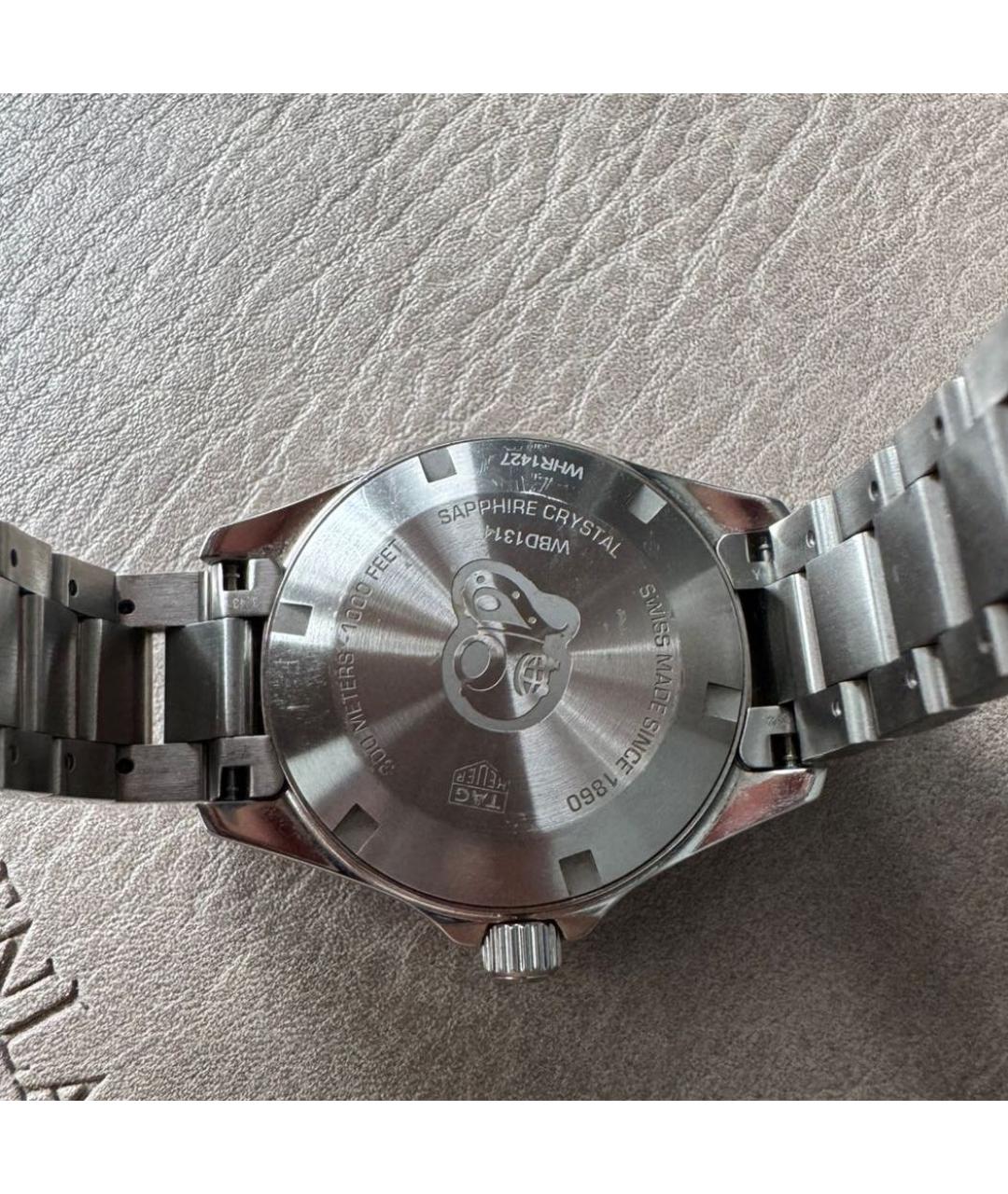 TAG HEUER Серебряные часы, фото 4