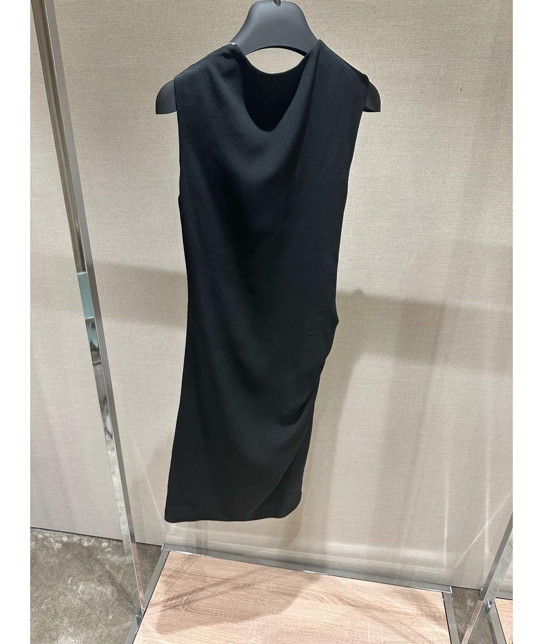 SAINT LAURENT Черное шелковое вечернее платье, фото 2