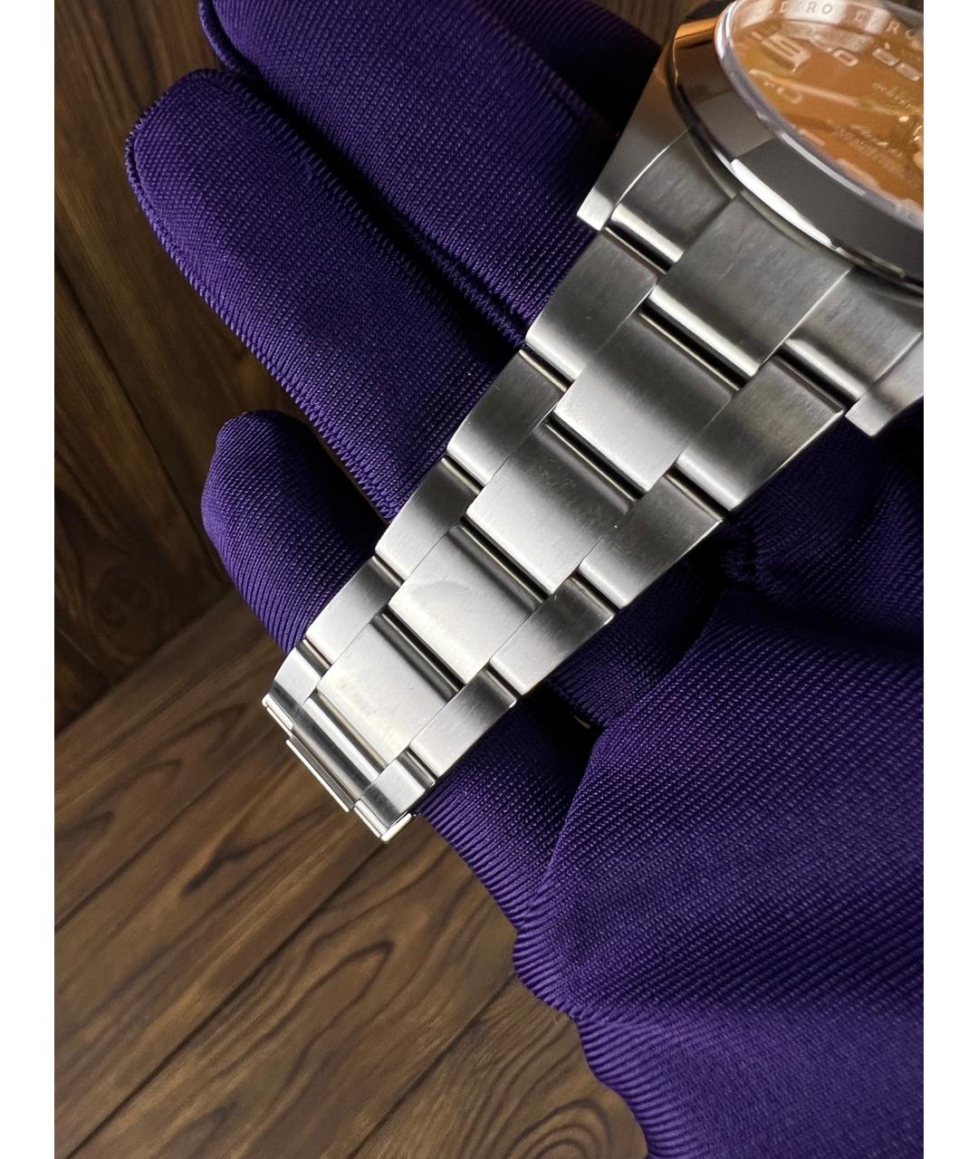 ROLEX Серебряные металлические часы, фото 5