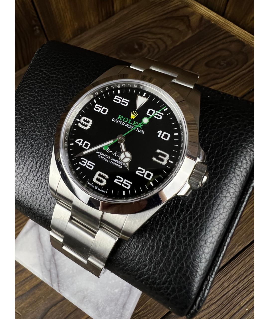 ROLEX Серебряные металлические часы, фото 2