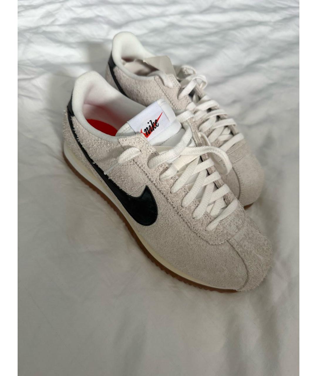 NIKE Серые замшевые кроссовки, фото 7