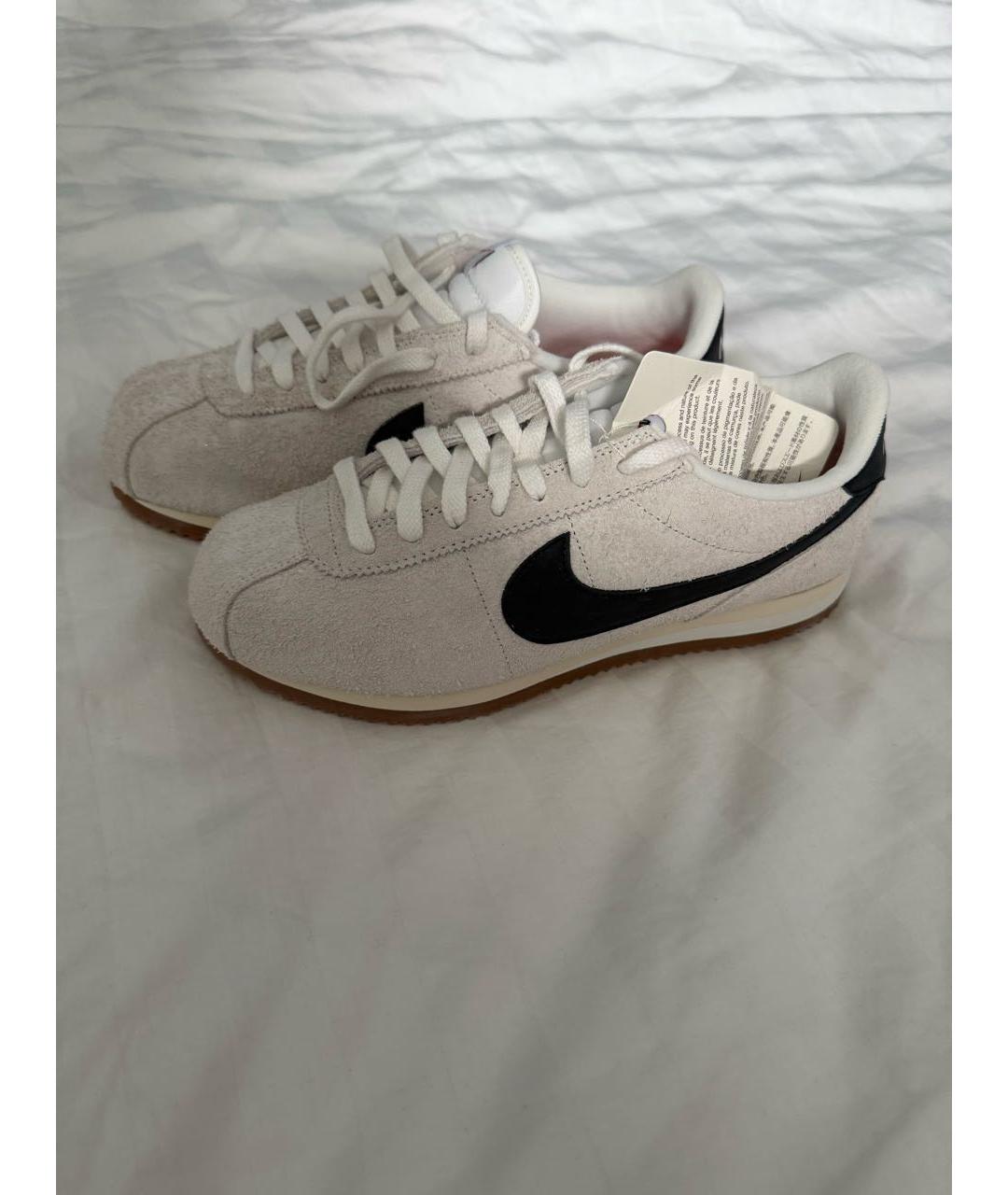 NIKE Серые замшевые кроссовки, фото 8