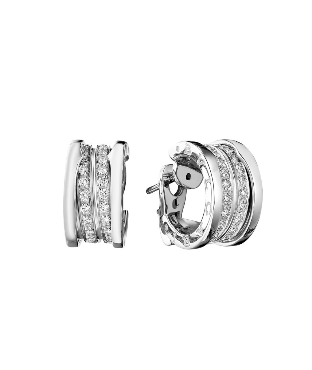 BVLGARI Серьги из белого золота, фото 6