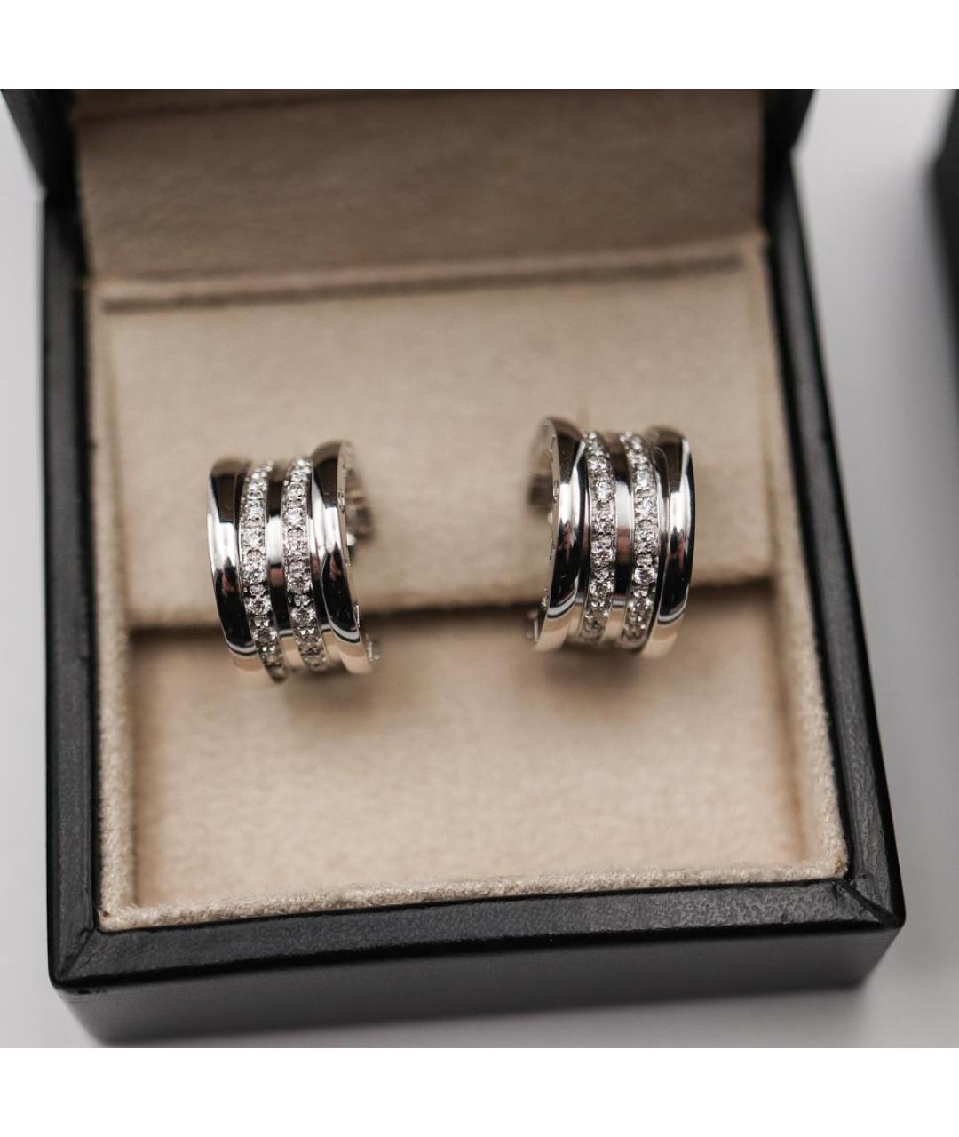 BVLGARI Серьги из белого золота, фото 5