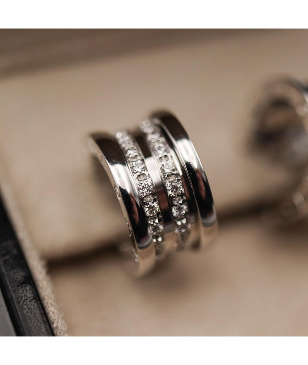 BVLGARI Серьги из белого золота, фото 4
