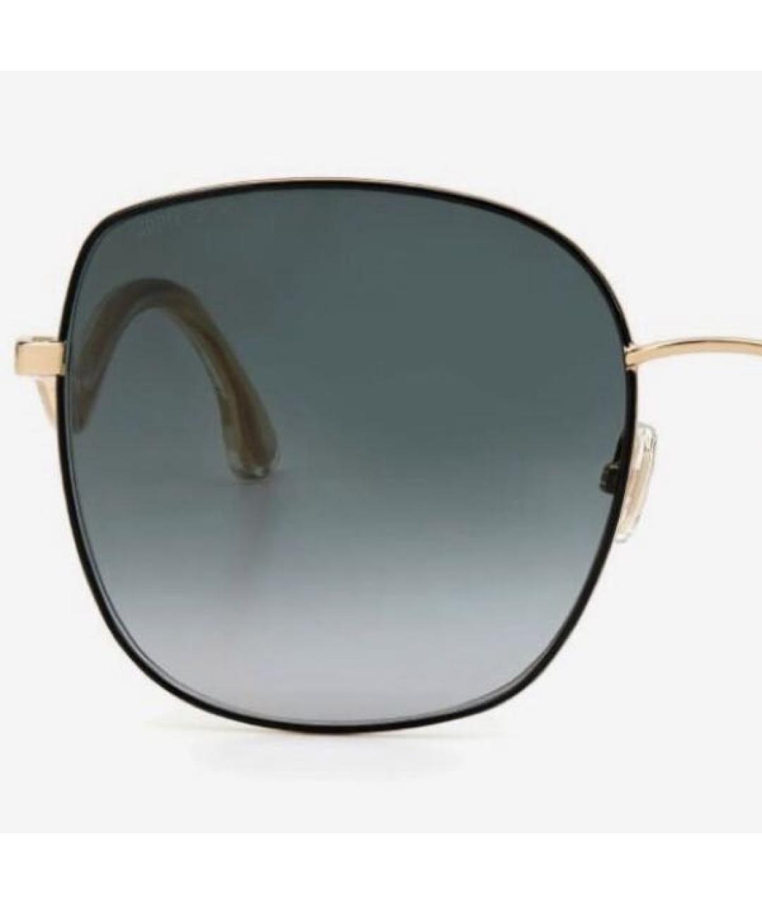 JIMMY CHOO Серые металлические солнцезащитные очки, фото 5
