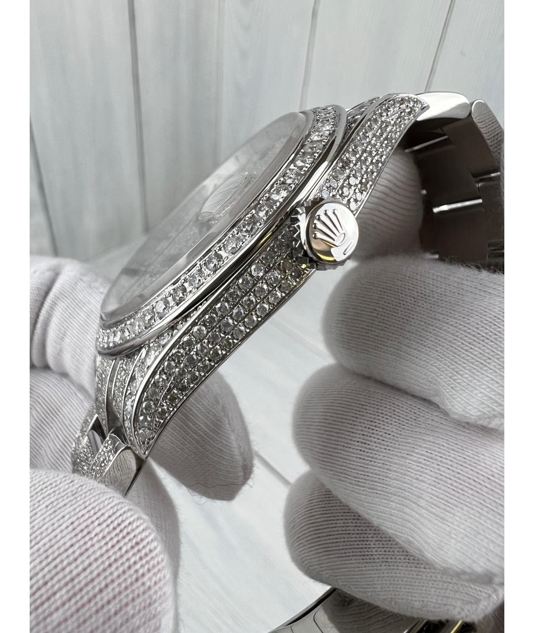 ROLEX Серебряные металлические часы, фото 3