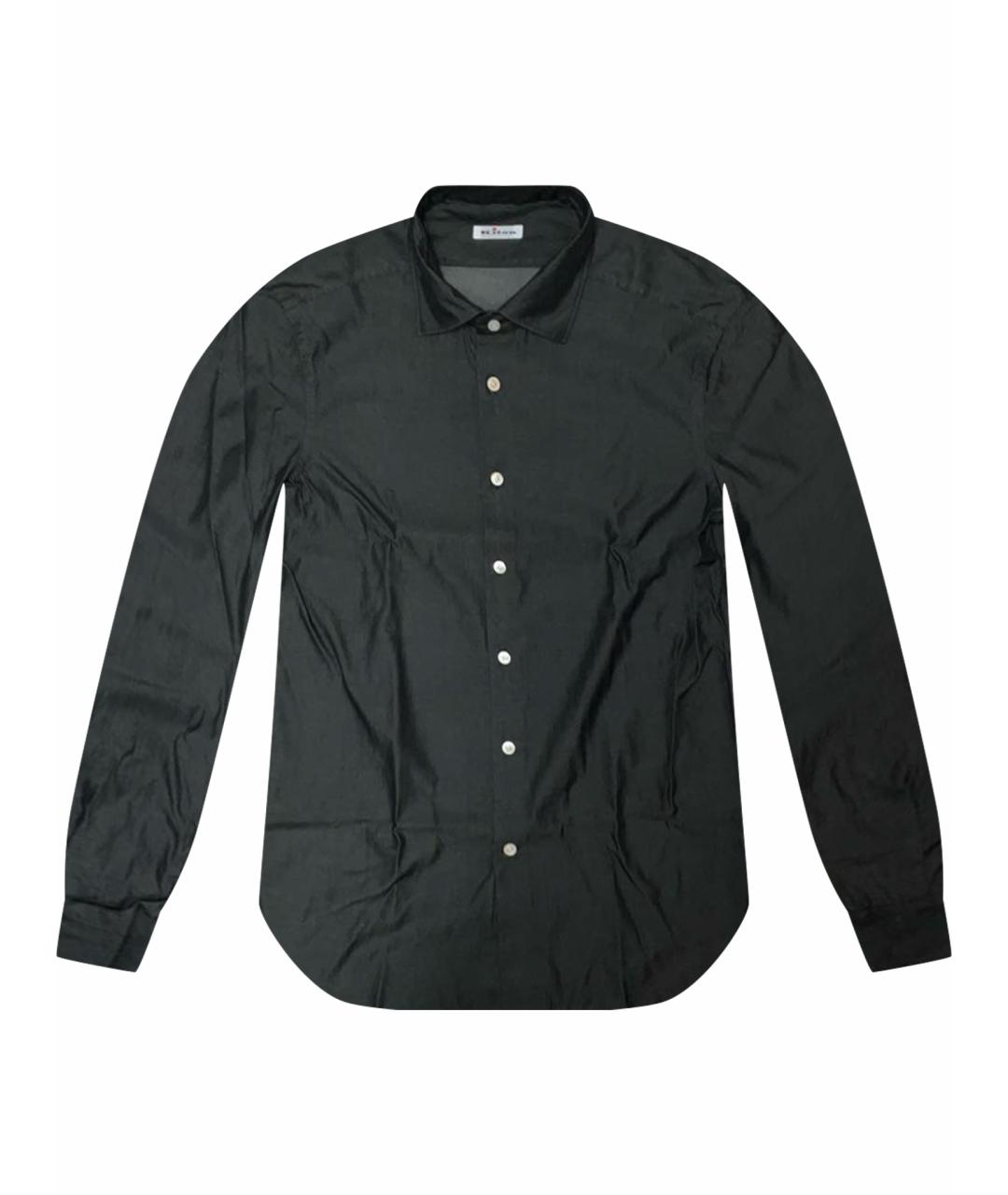 KITON Серая хлопковая кэжуал рубашка, фото 1