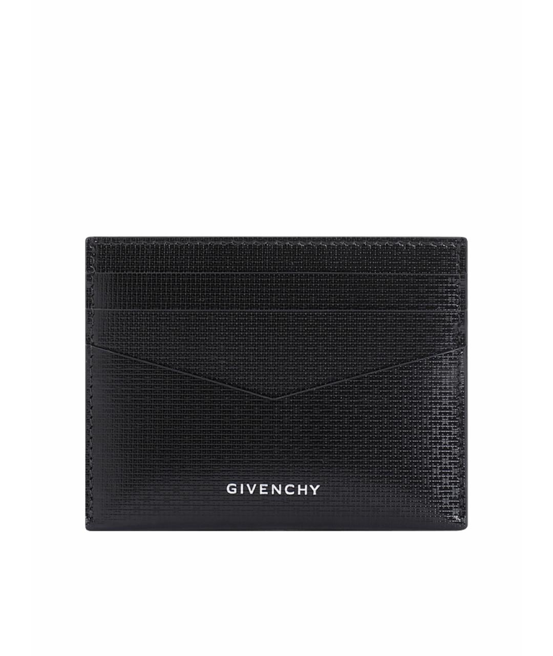 GIVENCHY Черный кожаный кардхолдер, фото 1