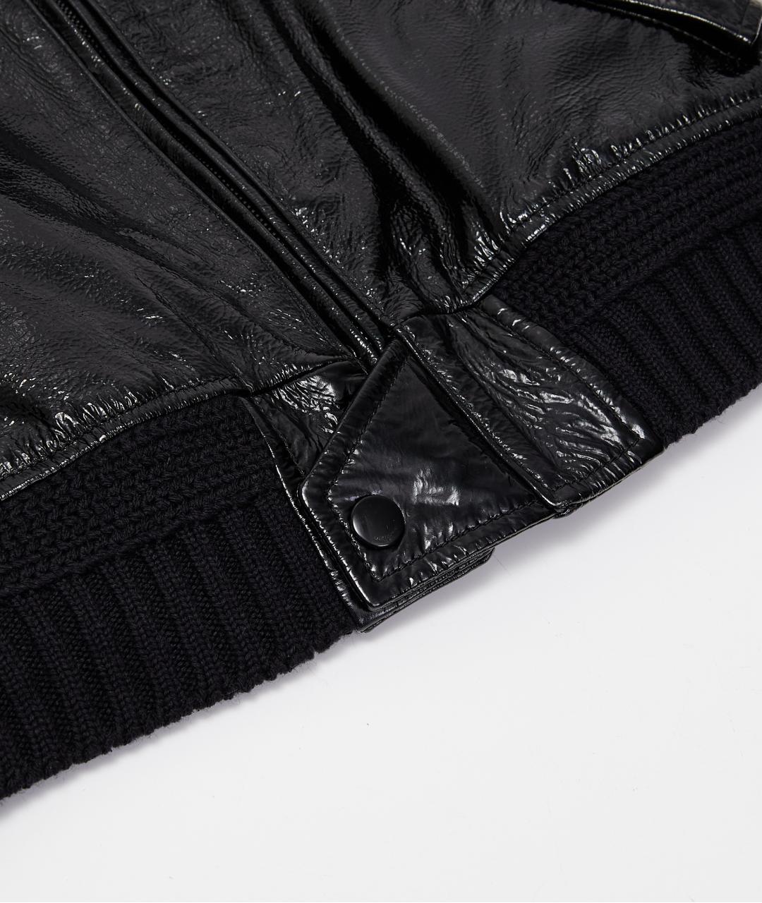 SAINT LAURENT Черная кожаная куртка, фото 5