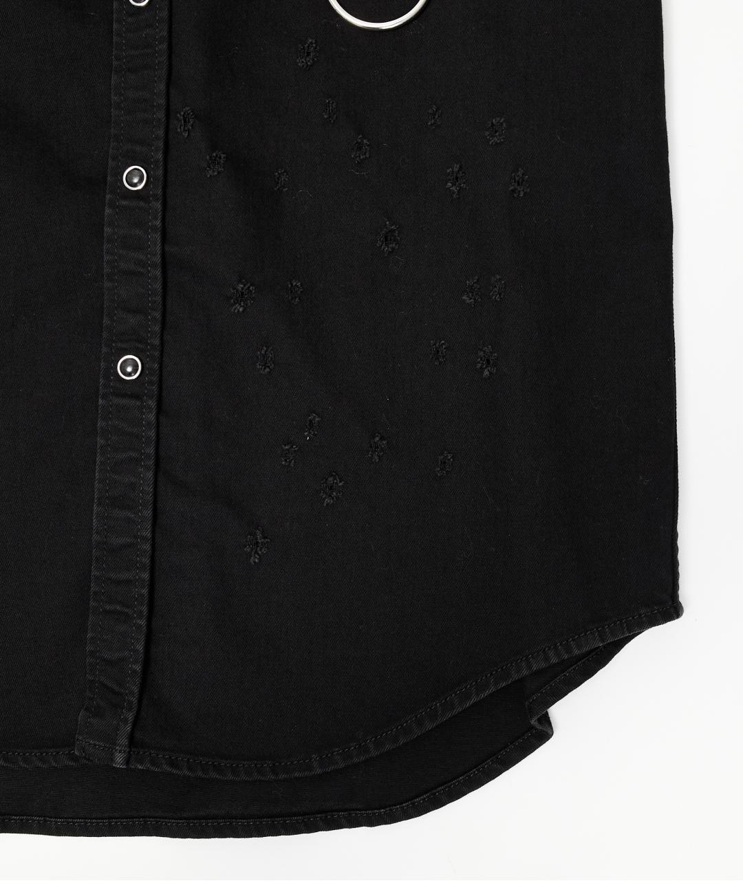 GIVENCHY Черная хлопковая рубашка, фото 4