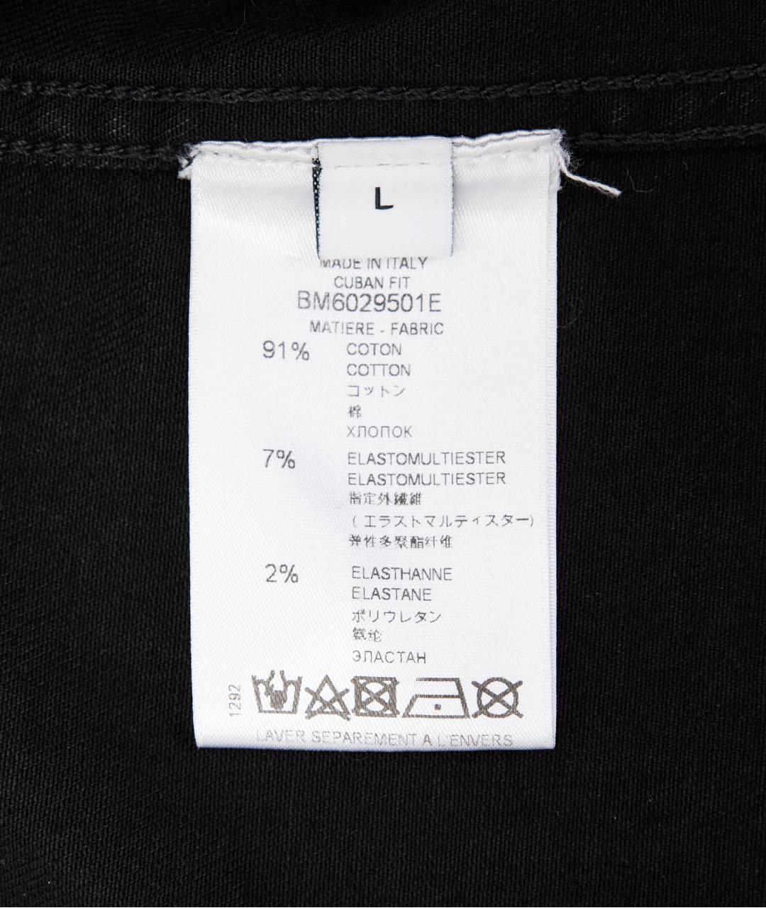 GIVENCHY Черная хлопковая рубашка, фото 6