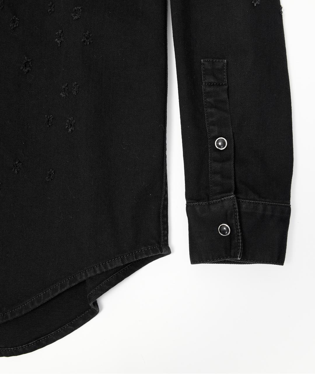 GIVENCHY Черная хлопковая рубашка, фото 5