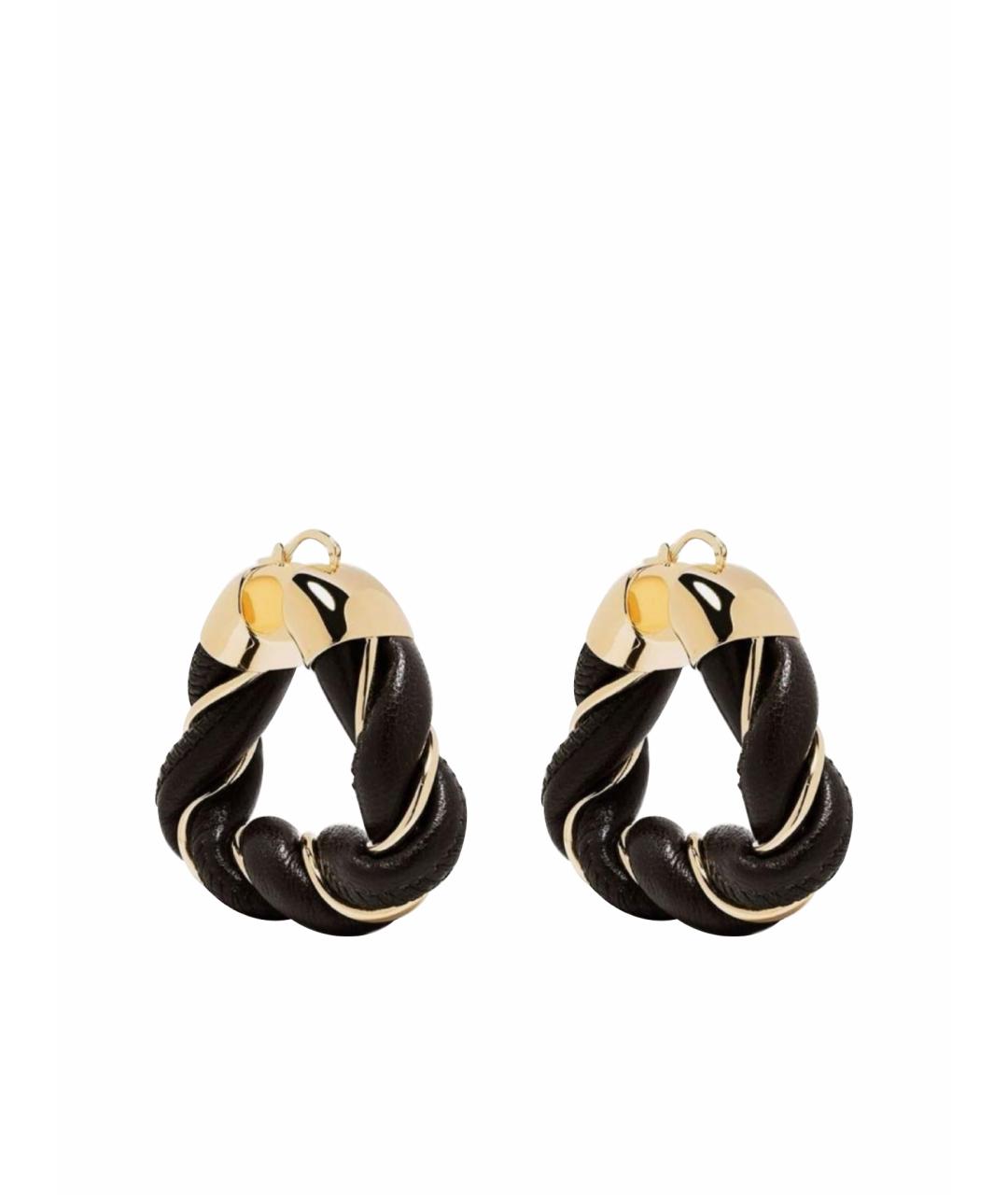 BOTTEGA VENETA Черные серьги, фото 1