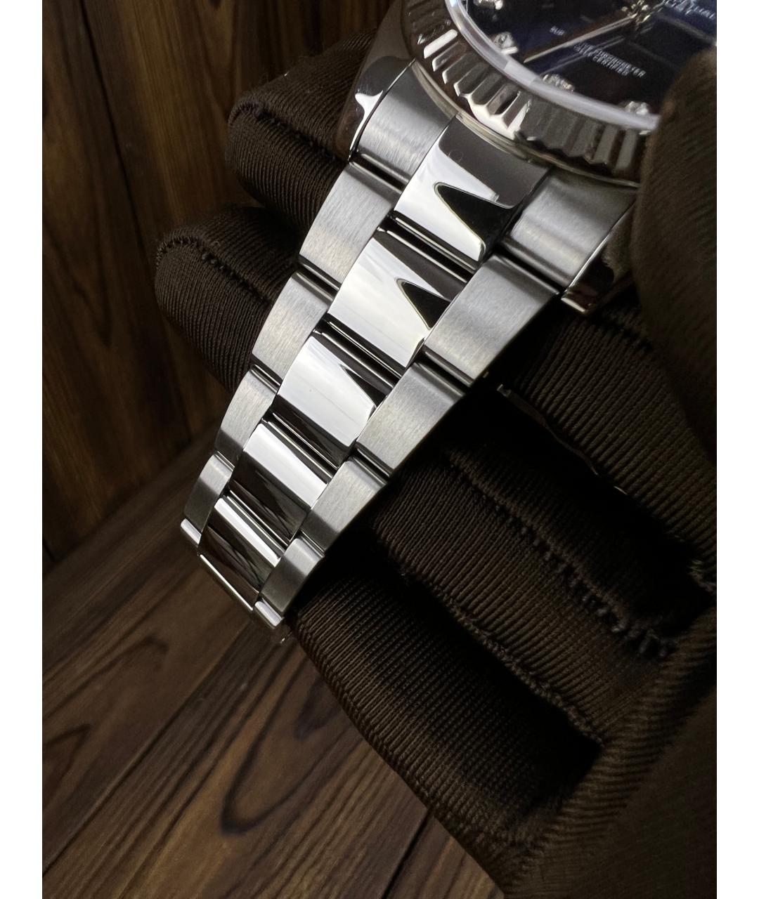 ROLEX Серебряные часы из белого золота, фото 5