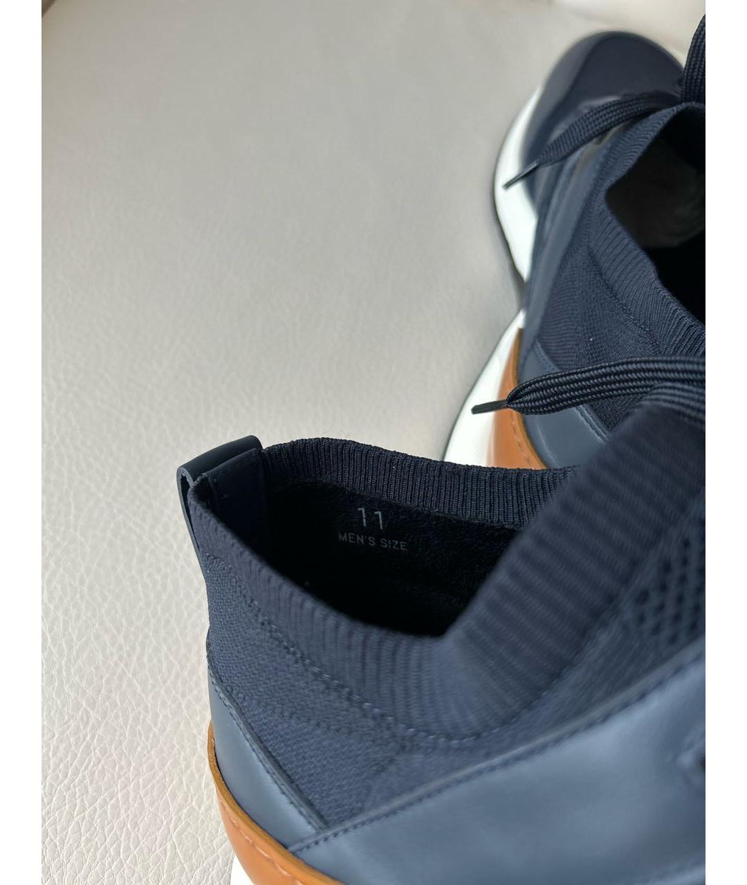 TOD'S Синие низкие кроссовки / кеды, фото 5