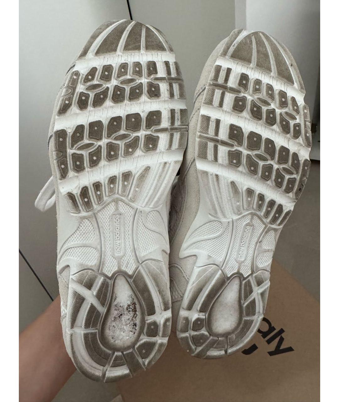 MIU MIU Белые замшевые кроссовки, фото 5