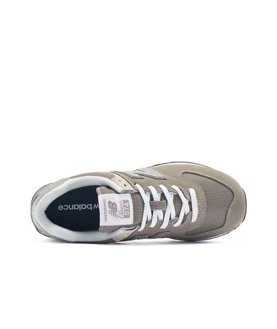 NEW BALANCE Бежевые замшевые кроссовки, фото 3