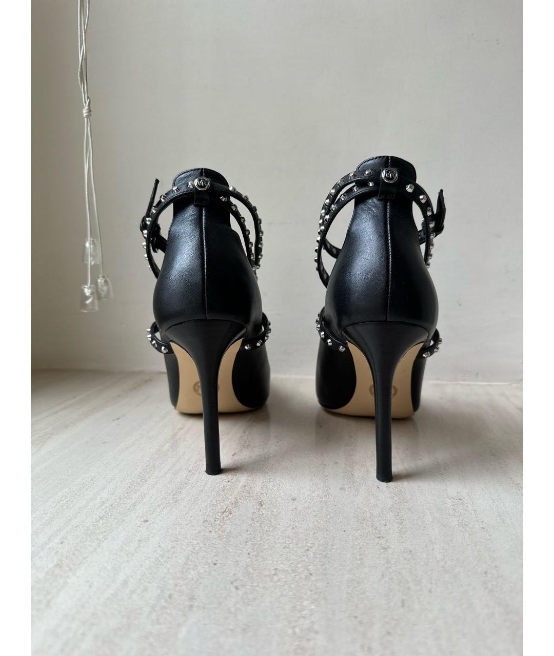 MICHAEL MICHAEL KORS Черные кожаные туфли, фото 4