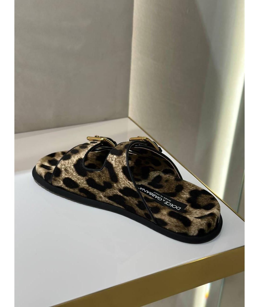 DOLCE&GABBANA Коричневые сандалии, фото 5
