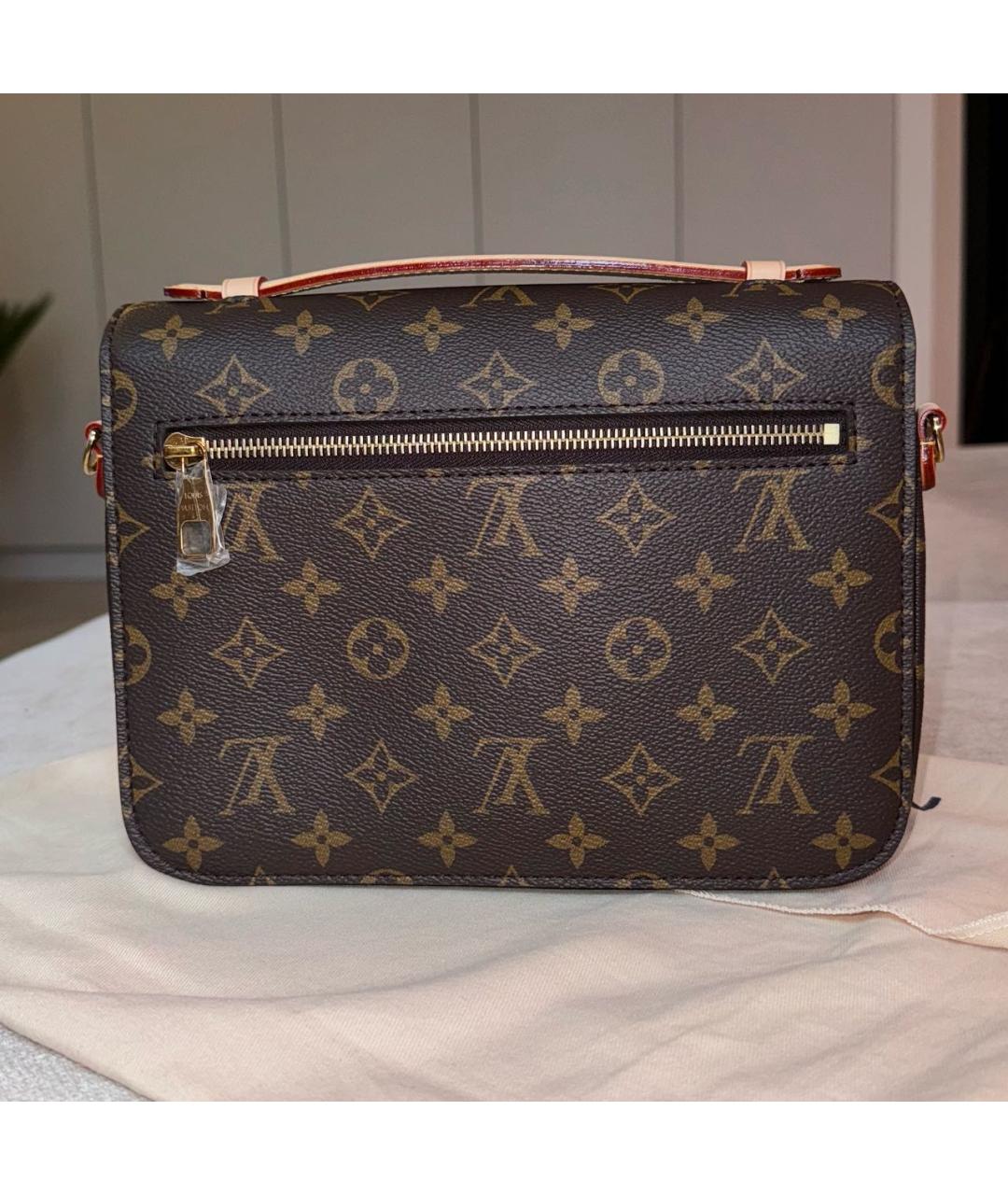 LOUIS VUITTON Коричневая сумка через плечо, фото 3