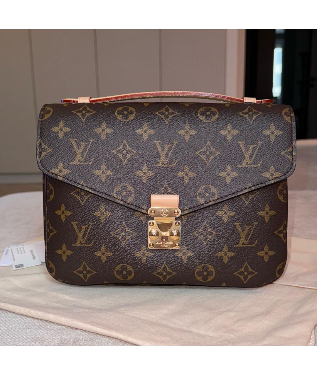 LOUIS VUITTON Коричневая сумка через плечо, фото 5