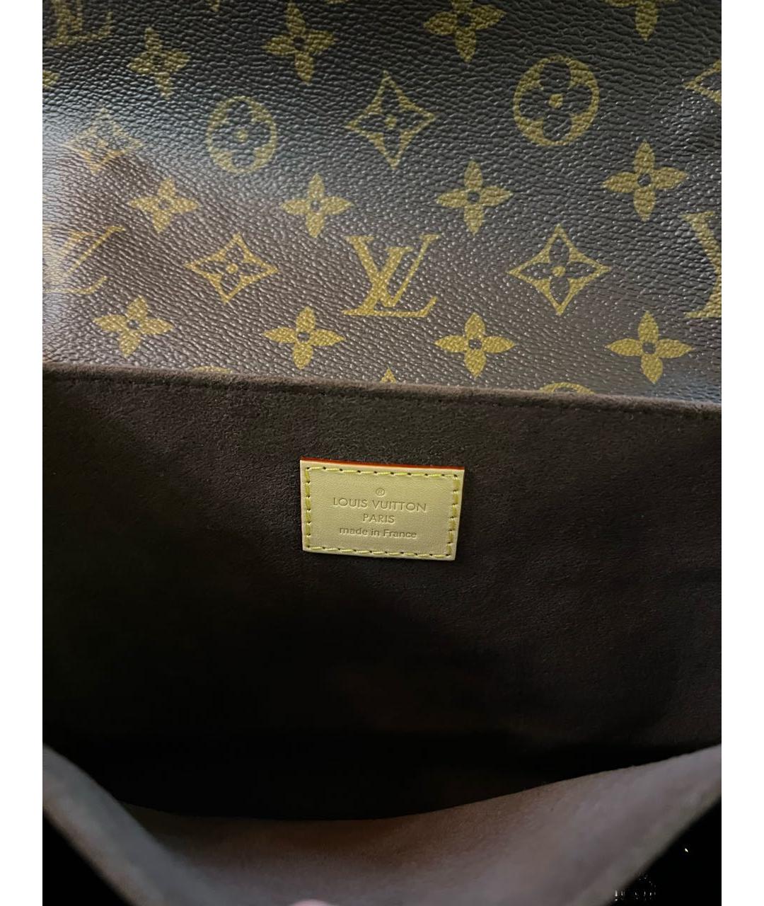 LOUIS VUITTON Коричневая сумка через плечо, фото 4
